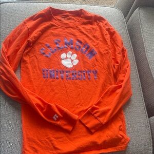 Russell Athletic Orange Clemson University Long Sleeve Tee